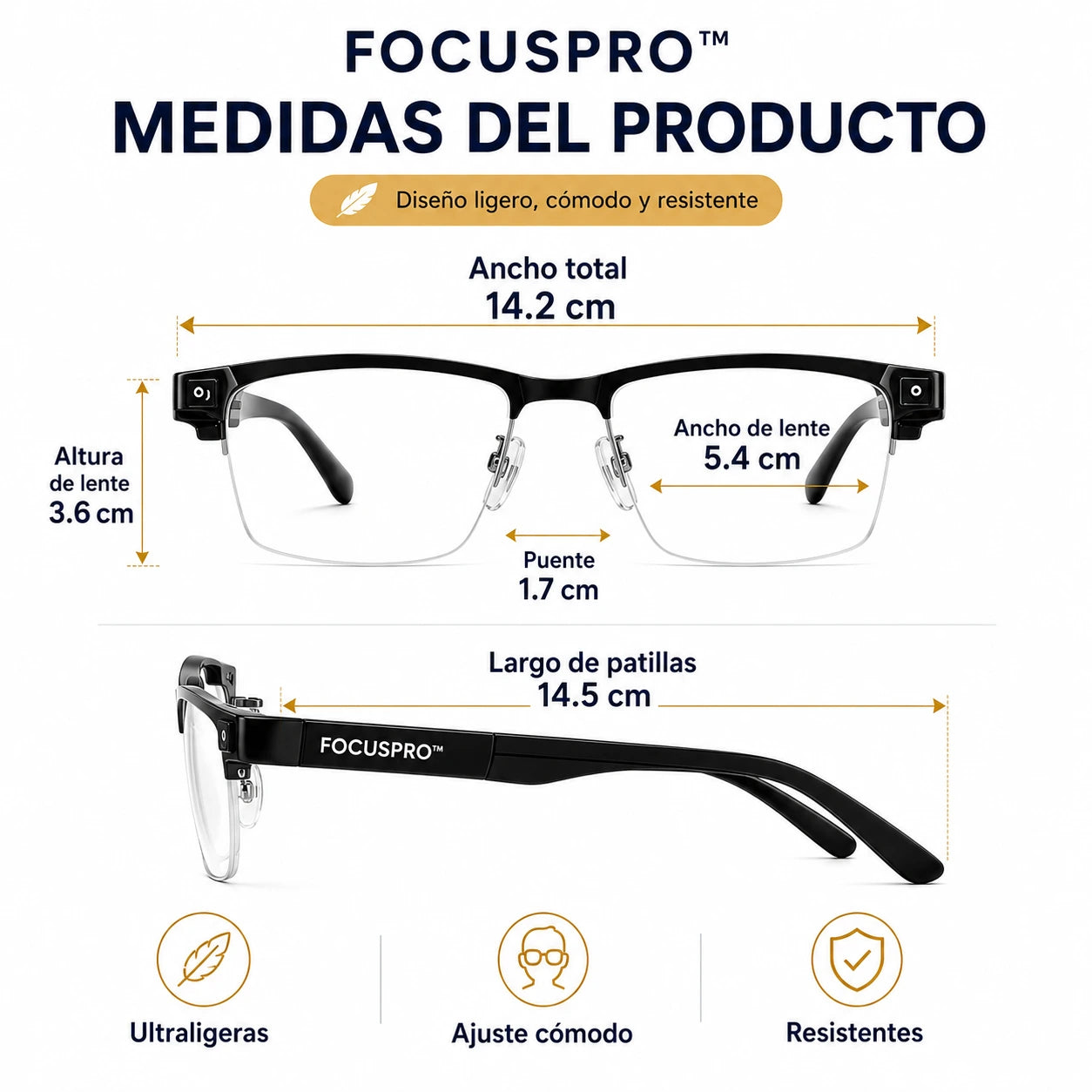 FocusPro - Gafas Inteligentes Autograduables