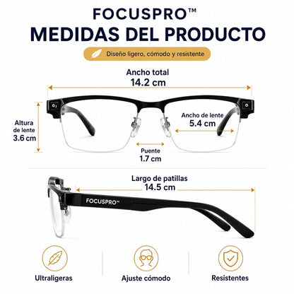 FocusPro - Gafas Inteligentes Autograduables