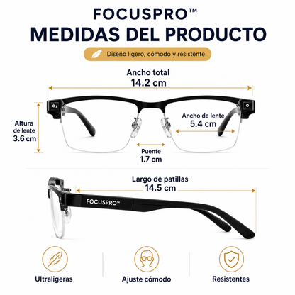 FocusPro - Gafas Inteligentes Autograduables